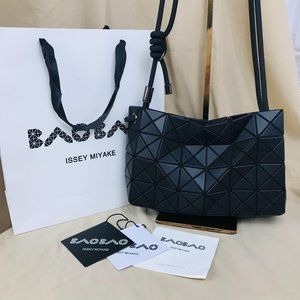 NWT Bao bao Issey Miyake Shoulder Bag black